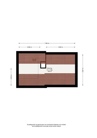 Floor plan - Schoolstraat 33, 6223 BD Maastricht 